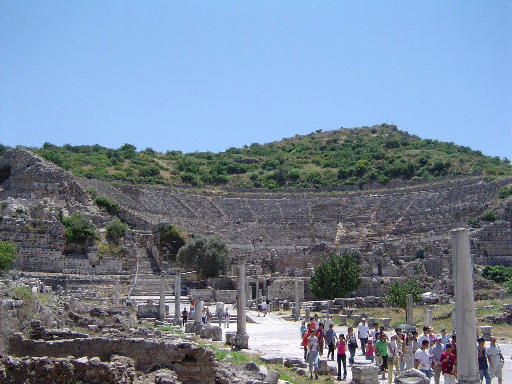 The Great Theatre (This was where the people of Ephesus chanted 'Artemis of the Ephesians'.)