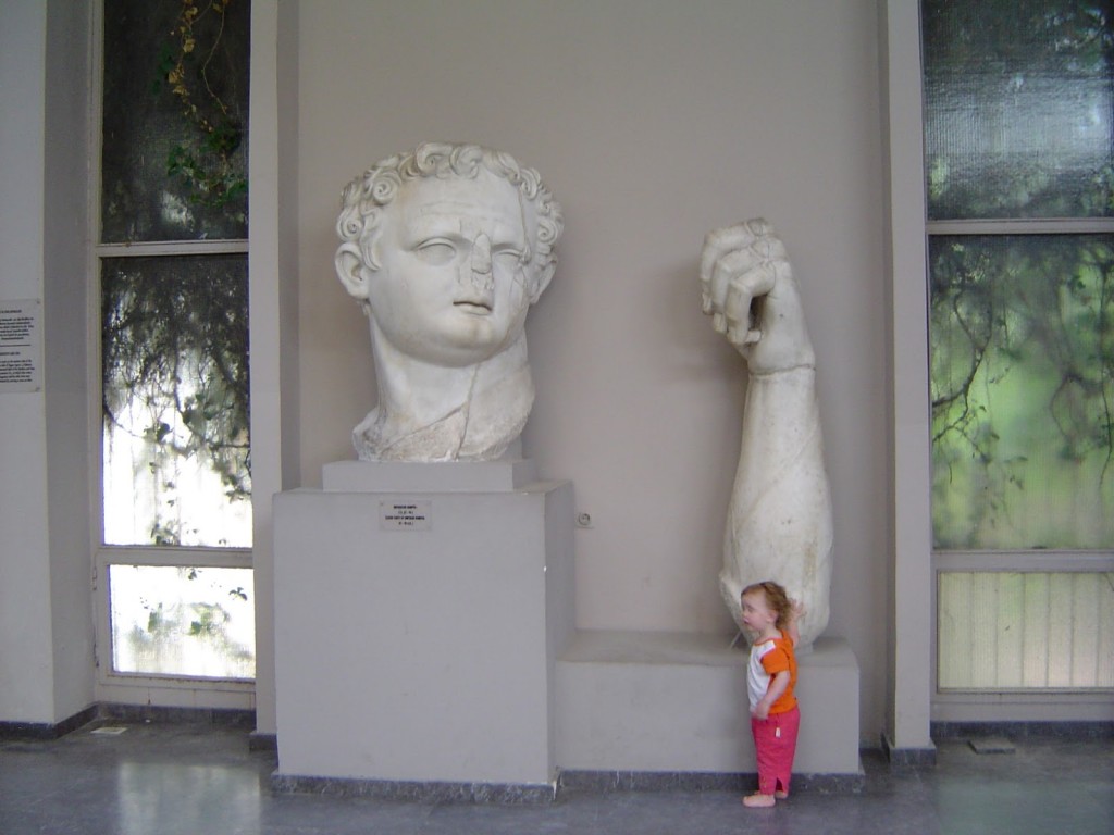 Domitian's Statue (The rest was made of wood and has not been preserved.)